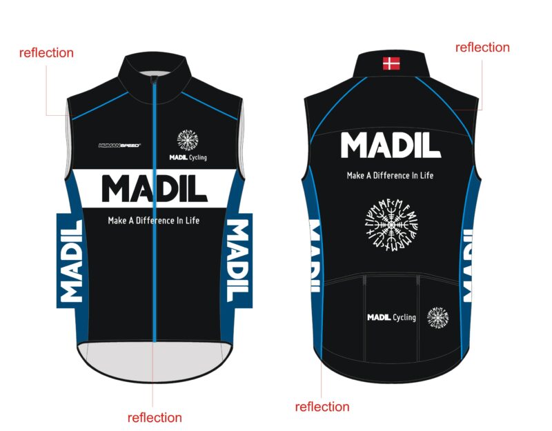 MADIL VIND VEST (Women) Preorder Blå